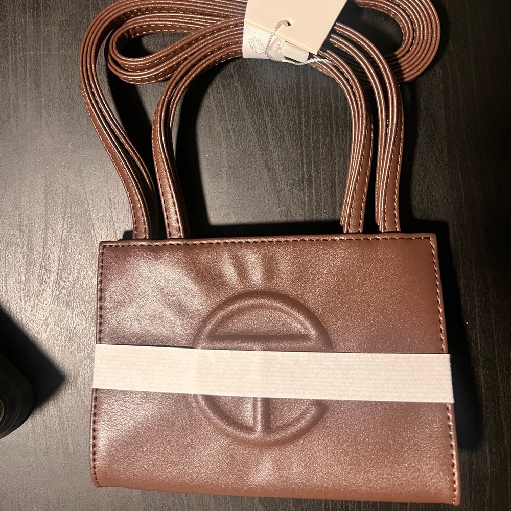 Small Brown Telfar Shopping Bag